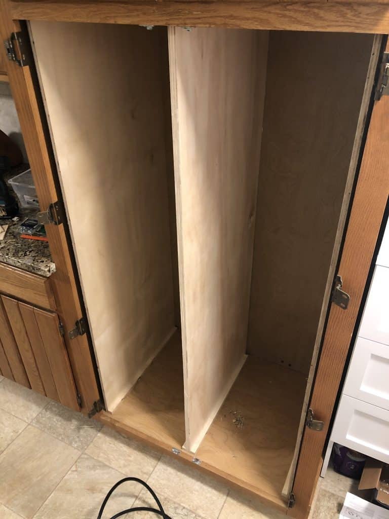 DIY Pull Out Pantry Shelves with vadania drawer slides