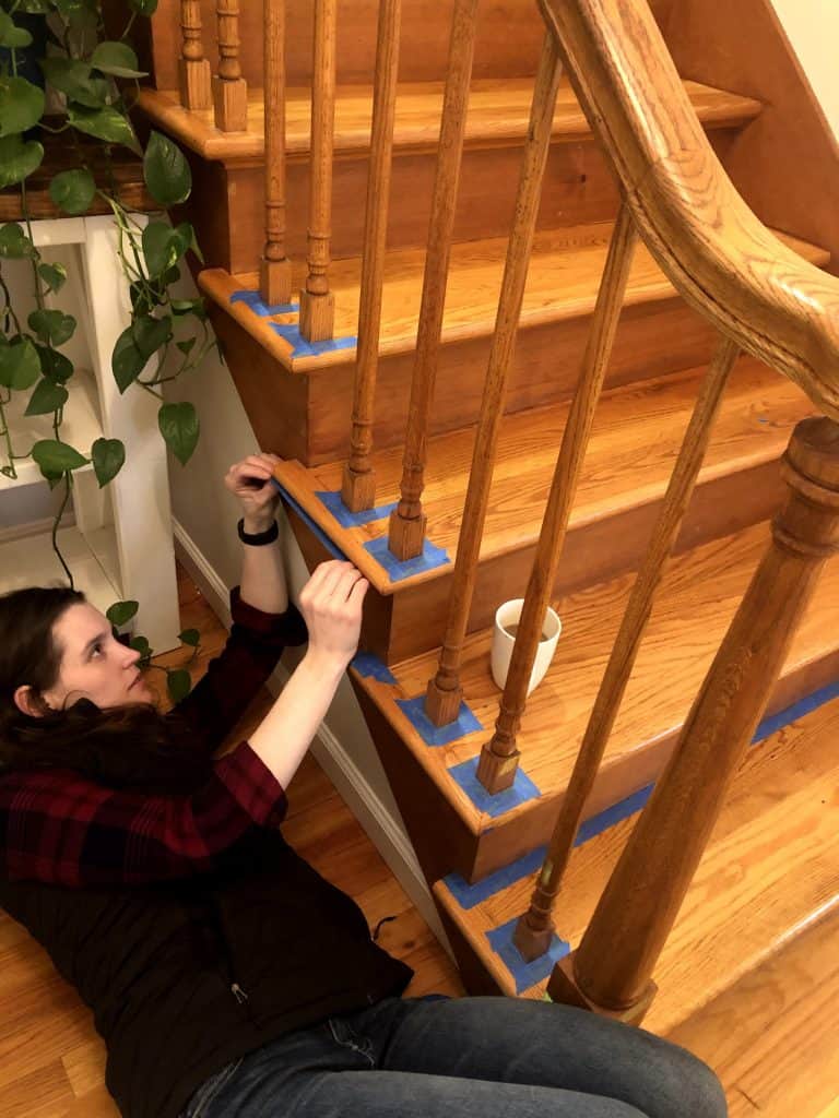 how to paint stairs